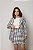 Blazer de Tweed Flora Branco com Preto - Imagem 3
