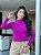 Cropped Canelado Liz Uva - Imagem 1