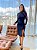 Vestido Canelado Brenda Preto - Imagem 1