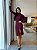 Vestido Canelado Brenda Marsala - Imagem 3