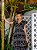 Vestido Glória Longo de Laise Bicolor Preto - Imagem 6