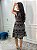 Vestido Glória Curto de Laise Bicolor Preto - Imagem 3