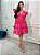 Vestido Glória Curto de Laise Bicolor Pink - Imagem 1