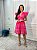 Vestido Glória Curto de Laise Bicolor Pink - Imagem 4