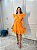 Vestido Glória Curto de Laise Bicolor Laranja - Imagem 2