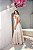 Vestido Glória Longo de Laise Bicolor Branco - Imagem 2