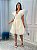 Vestido Glória Curto de Laise Areia - Imagem 2