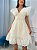 Vestido Glória Curto de Laise Areia - Imagem 5