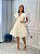 Vestido Glória Curto de Laise Areia - Imagem 3