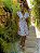 Vestido Glória Curto de Laise Bicolor Branco com preto - Imagem 5
