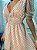 Vestido Vitória  Manga 3/4 de Poá Nude - Imagem 5