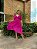 Vestido Vitória  Manga 3/4 de Poá Pink - Imagem 3