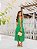 OPORTUNIDADE - Vestido Midi de Laise Bicolor Luz Verde - Imagem 3