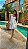 Vestido Camila Curto de Laise Bicolor Branco - Imagem 2