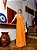 Vestido Camila de Laise Bicolor Laranja - Imagem 3