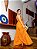 Vestido Camila de Laise Bicolor Laranja - Imagem 2