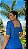 Cropped de Laise Clara Azul Royal - Imagem 2
