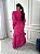 Vestido Glória Longo de Linho Manga Bufante Pink - Imagem 4