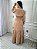 Vestido Glória Longo de Linho Manga Bufante Cappuccino - Imagem 6