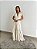 Vestido Glória Longo de Linho Cru - Imagem 3