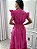 Vestido Glória Longo de Linho Pink - Imagem 5