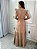 Vestido Glória Longo de Linho Cappuccino - Imagem 2