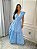 Vestido Glória Longo de Linho Azul Céu - Imagem 2