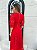 Vestido Madalena de Linho com Renda Vermelho - Imagem 2