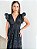 Vestido Glória Longo de Renda Preta - Imagem 2