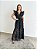 Vestido Glória Longo de Renda Preta - Imagem 1