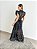 Vestido Glória Longo de Renda Preta - Imagem 4