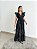 Vestido Glória Longo de Renda Preta - Imagem 3
