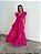 Vestido Glória Longo de Renda Pink - Imagem 2
