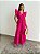 Vestido Glória Longo de Renda Pink - Imagem 1