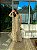 Vestido Glória Longo de Renda Cappuccino - Imagem 1