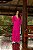 Vestido Glória Longo de Renda Manga bufante Pink - Imagem 5