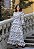 Vestido Luzia linho Bicolor Branco com Azul Marinho - Imagem 6
