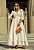 Vestido Luzia linho Bicolor Branco com Bege - Imagem 5