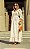 Vestido Luzia linho Bicolor Branco com Bege - Imagem 7