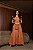 Vestido Glória Longo de Linho Salmão - Imagem 7