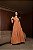 Vestido Glória Longo de Linho Salmão - Imagem 4