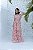 Vestido Glória Longo de Renda Peach - Imagem 1