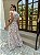 Vestido Glória Longo de Renda Bicolor Nude Rosé com Branco - Imagem 5