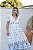 Vestido Agatha Bordado Branco com azul - Imagem 8