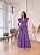 Vestido Glória Longo de Renda Roxo - Imagem 2