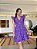Vestido Glória Curto de Renda Roxo - Imagem 1