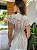 Vestido Glória Longo de Algodão Bordado Branco - Imagem 4