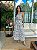 Conjunto de Linho Bordado Charlotte Branco com Azul - Imagem 3