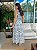 Conjunto de Linho Bordado Charlotte Branco com Azul - Imagem 5