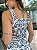 Conjunto de Linho Bordado Charlotte Branco com Azul - Imagem 4
